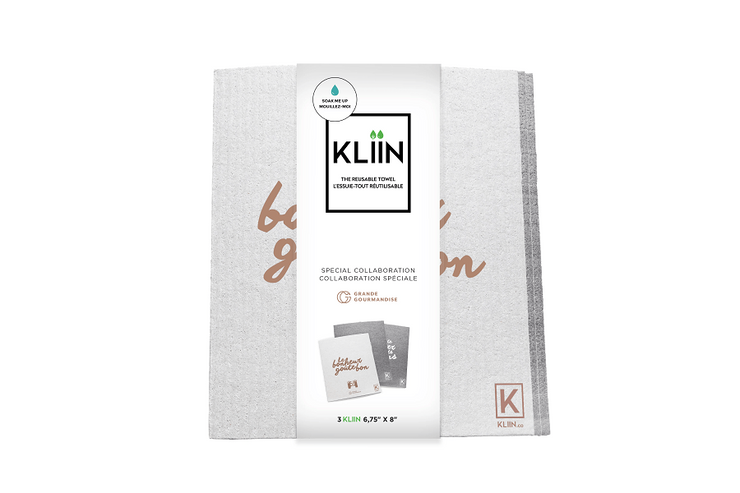 Essuie-tout réutilisable - Collaboration KLIIN & La Grande Gourmandise